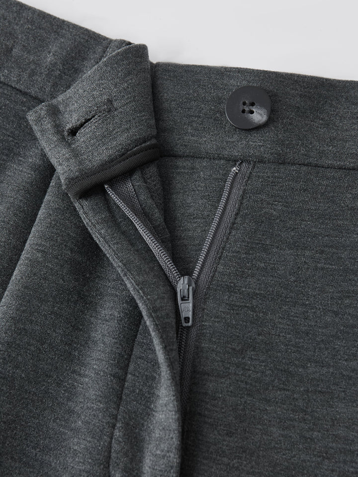 Cozy Warm High Rise Tapered Utility Pants with Pockets