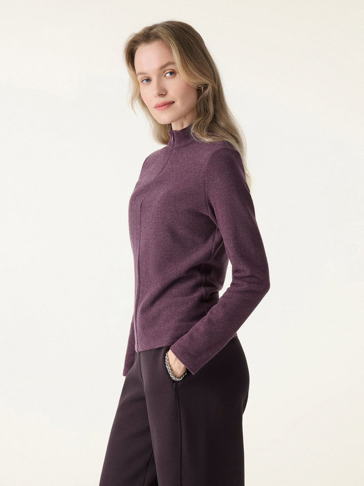 MaxWarm Mockenck Half-zipped Long Sleeve Top