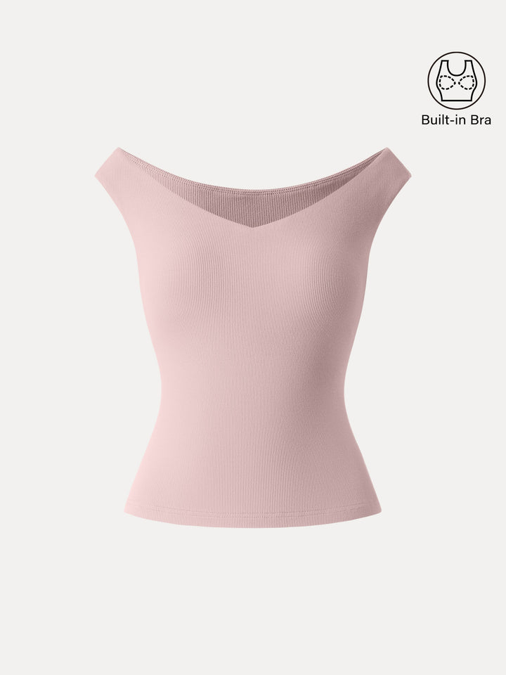 Essential V-neck New Airy Brami Soft Pink XS