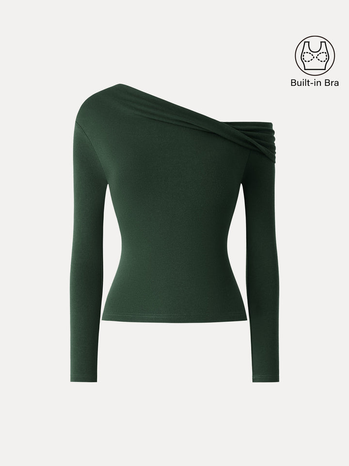 Multi-wear Versatile Necklines Long Sleeve Brami Deep Bush XS