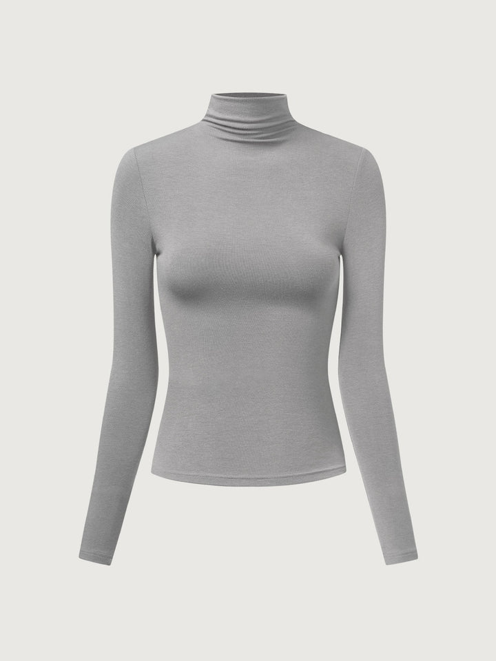 Everyday Mockneck Top Evening Grey XL