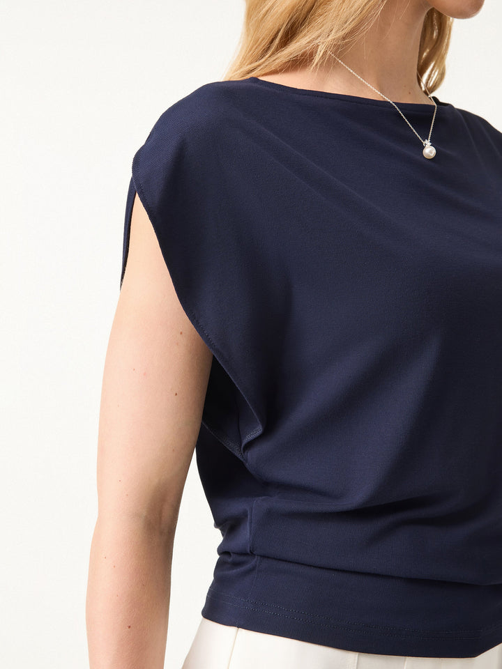 Ultrasoft Boatneck Wide Shoulder Tee