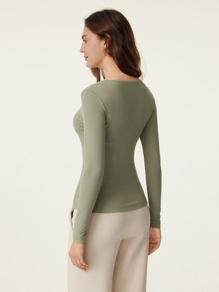 V-neck Long Sleeve New Airy Brami