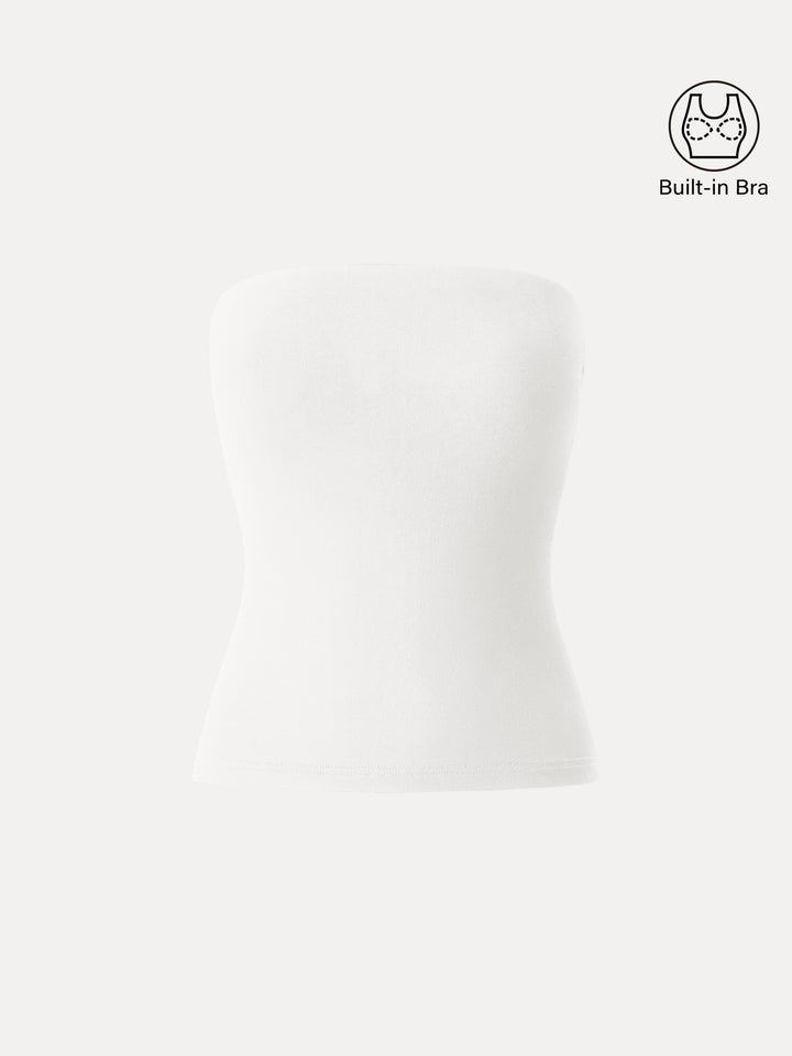 Non-slip Essential Tube Brami Top Pure White XS