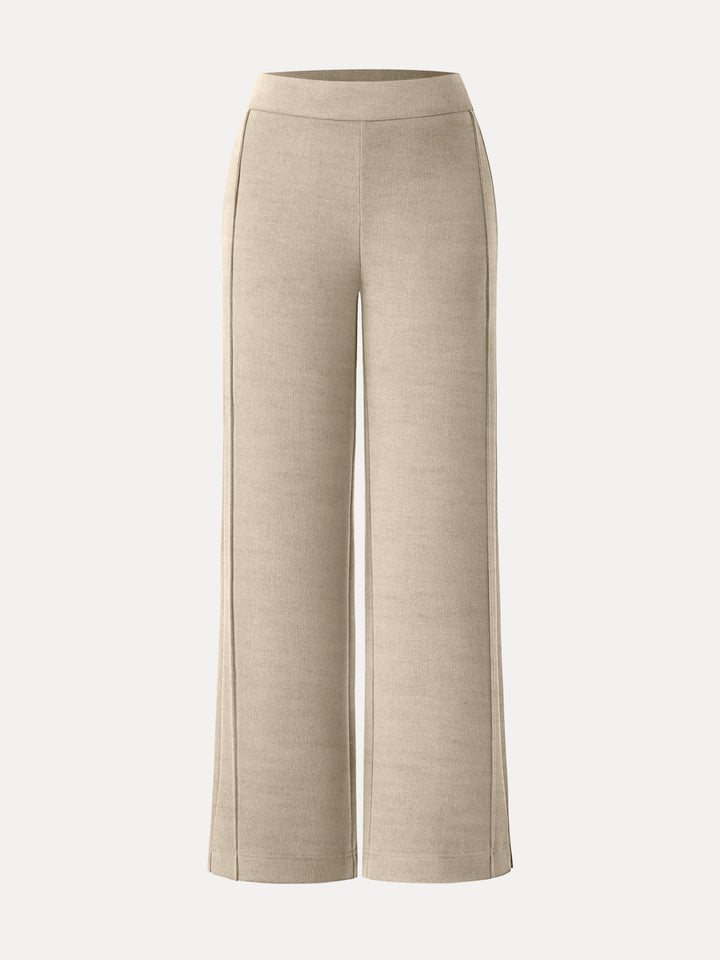 Cozy Warm High Rise Straight Leg Pull-On Pants