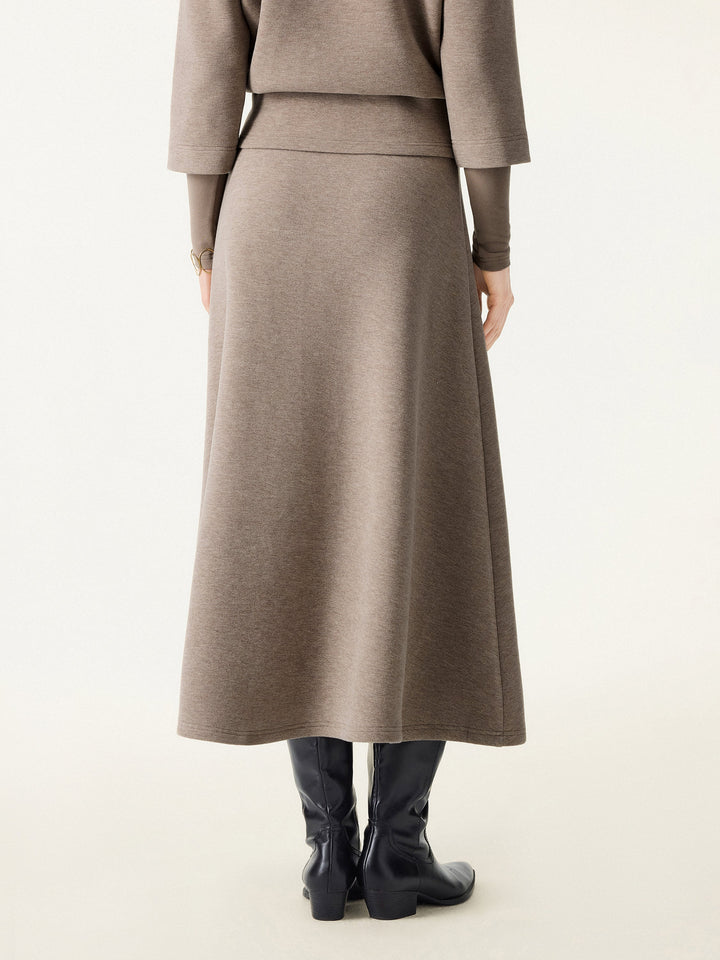 FuzzLuxe Essential Midi A-line Circle Skirt