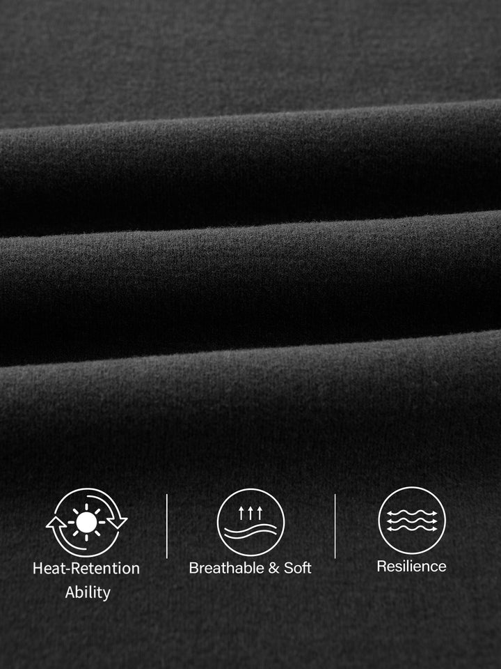 Cozy Warm High Rise Straight Leg Pull-On Pants