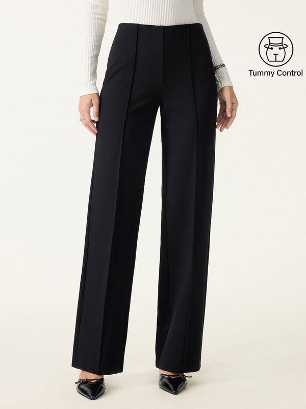 Tummy-Control Slim Ponte The Supermodel Pant Regular Black