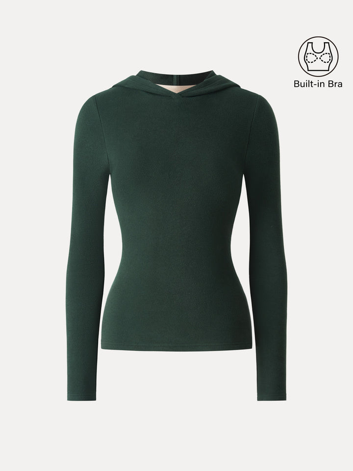 MaxWarm Slim Fitted Pullover Hoodie Brami