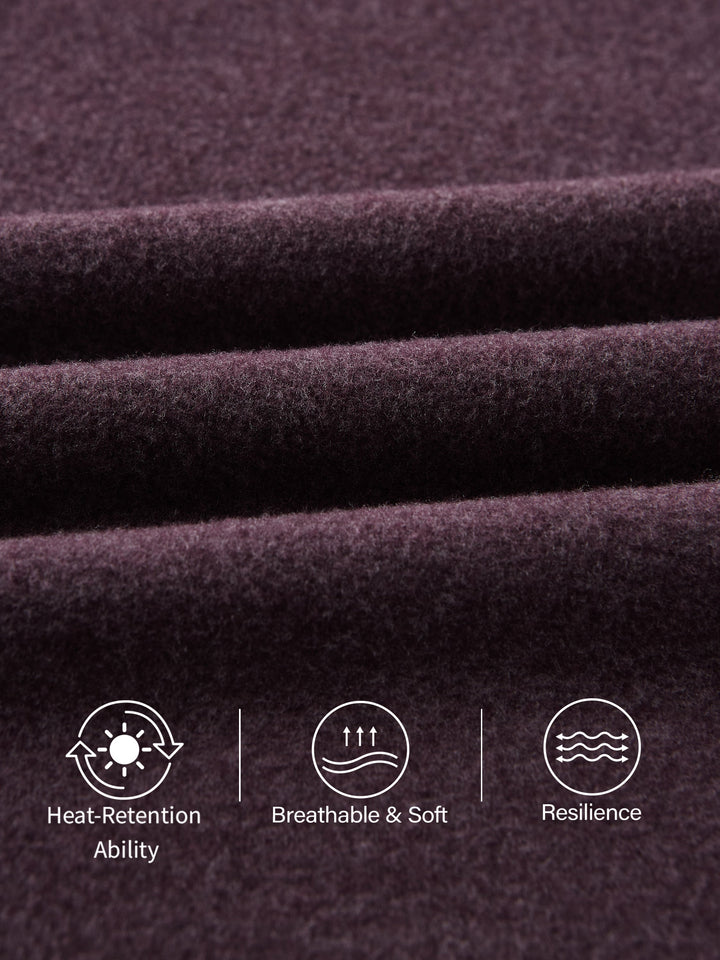 MaxWarm Mockenck Half-zipped Long Sleeve Top