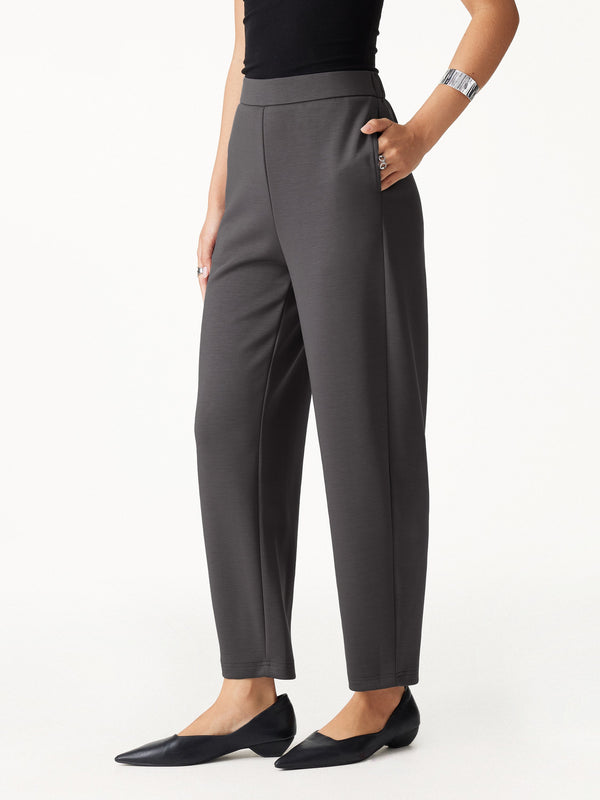OGLmove TravelEase High-Rise Ankled Barrel Pants with Pockets