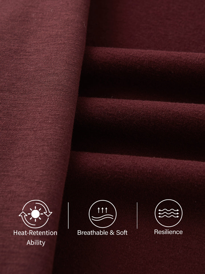 Cozy Warm V-Waistband Flared Leg Pull-On Pants