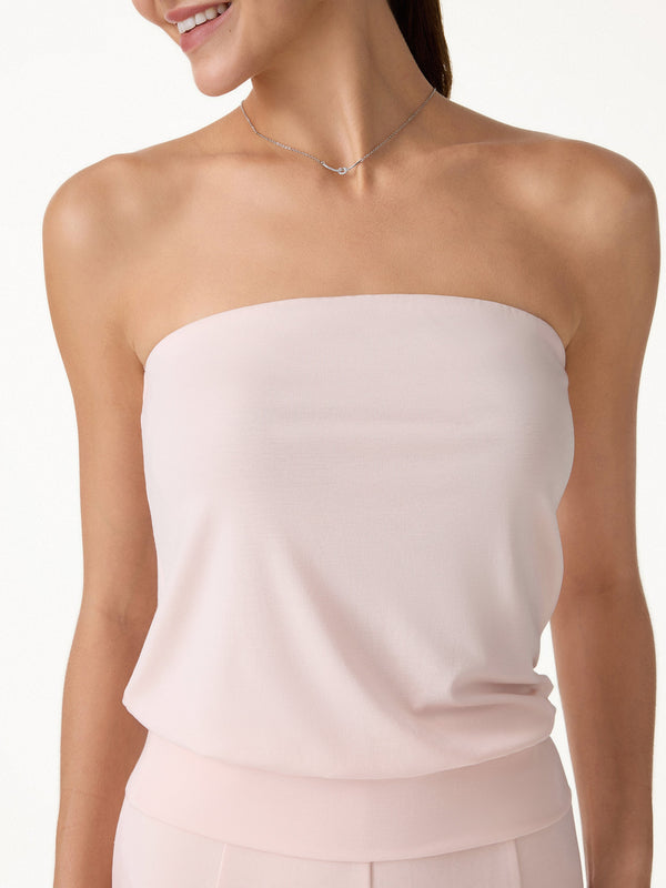 OGLmove Lyocell Bandeau Banded Hem Bra Top