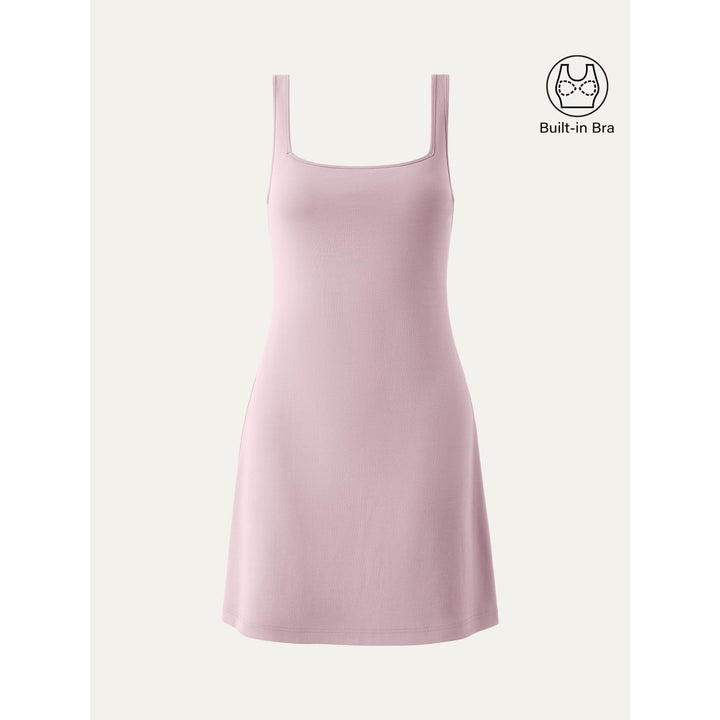 Lucky Offer——Size:L Mini Dress Blush Pink