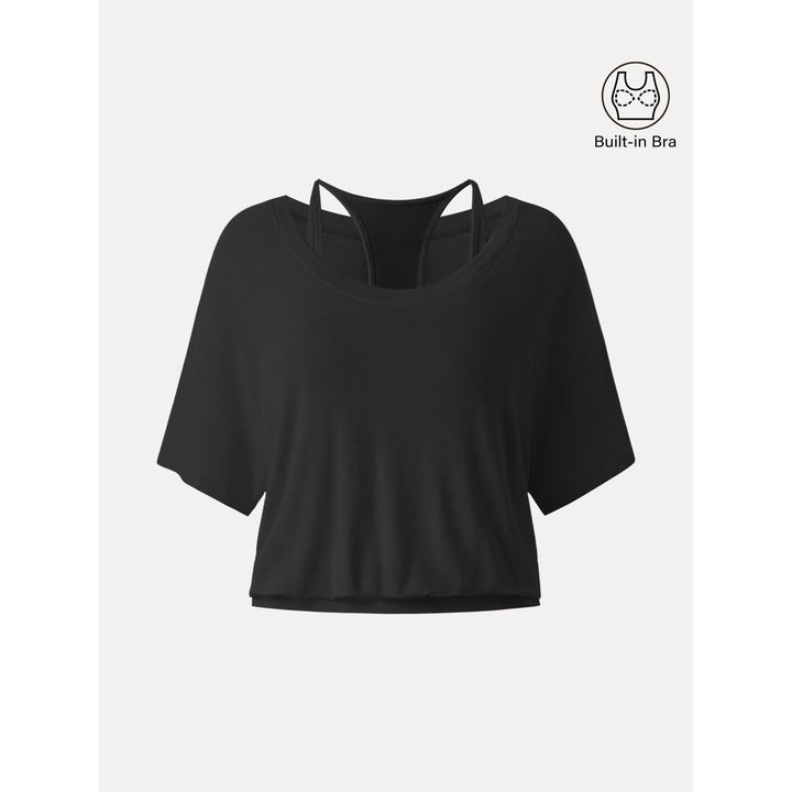Lucky Offer——Size:XS Brami Top Pure Black