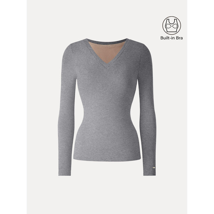 Lucky Offer——Size:S Brami Top Heather Grey