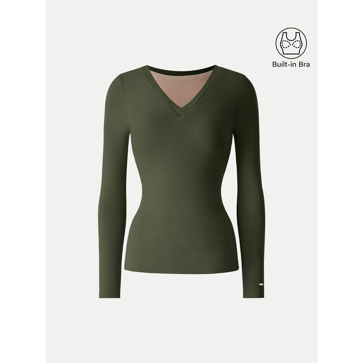 Lucky Offer——Size:S Brami Top Deep Olive