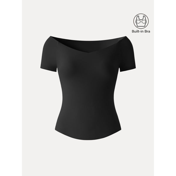 OGLmove Back Smoothing Slimming Non-Slip Bra Top Black XS